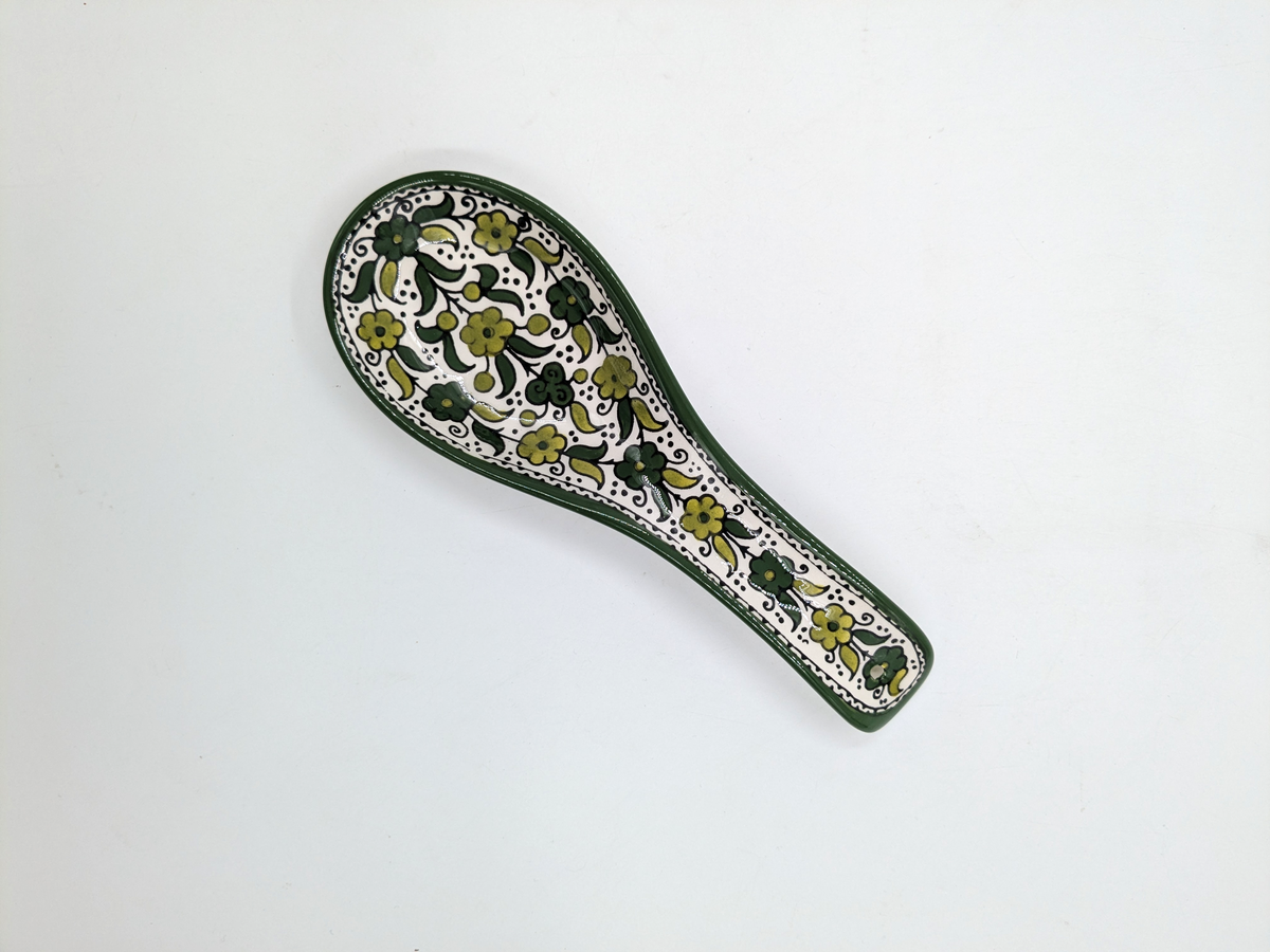 Lepelhouder (lepelsteun) - groen