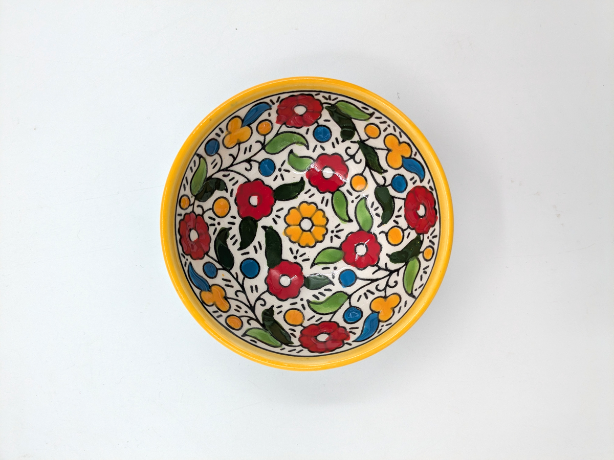 Kom 9 cm - geel
