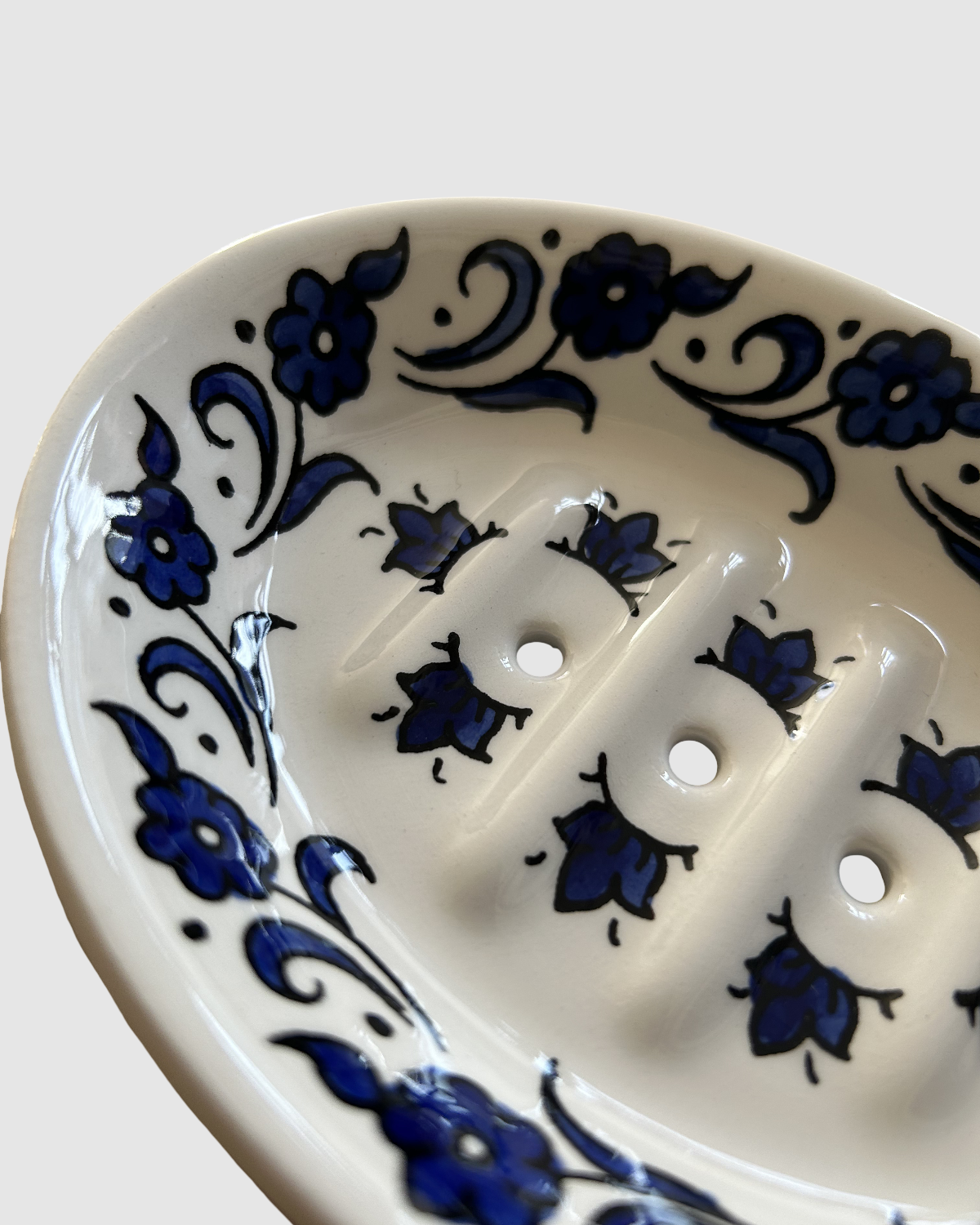 Tvålpump Blå Blomma