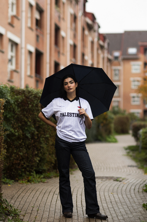 Vattenmelonstickad jersey