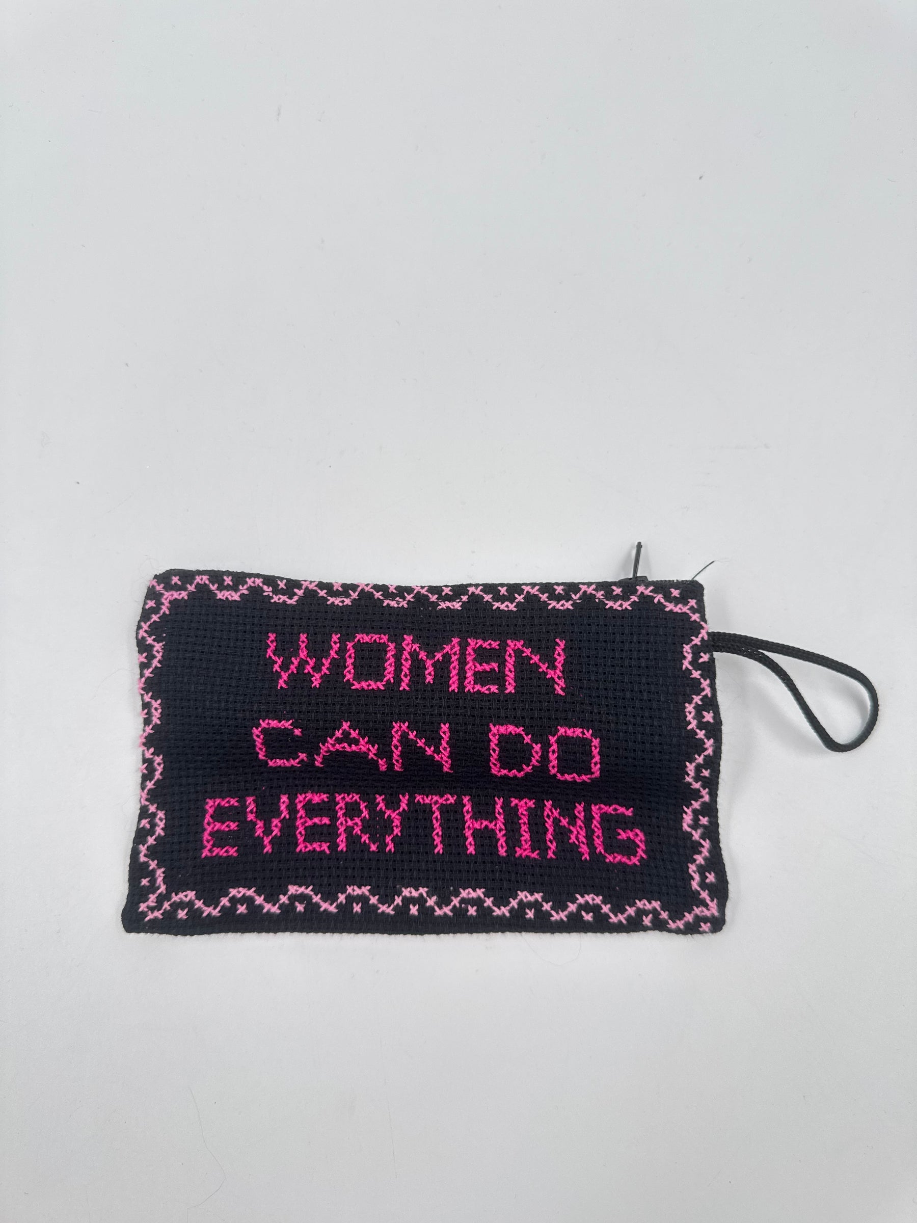 Handbroderad plånbok herr/dam