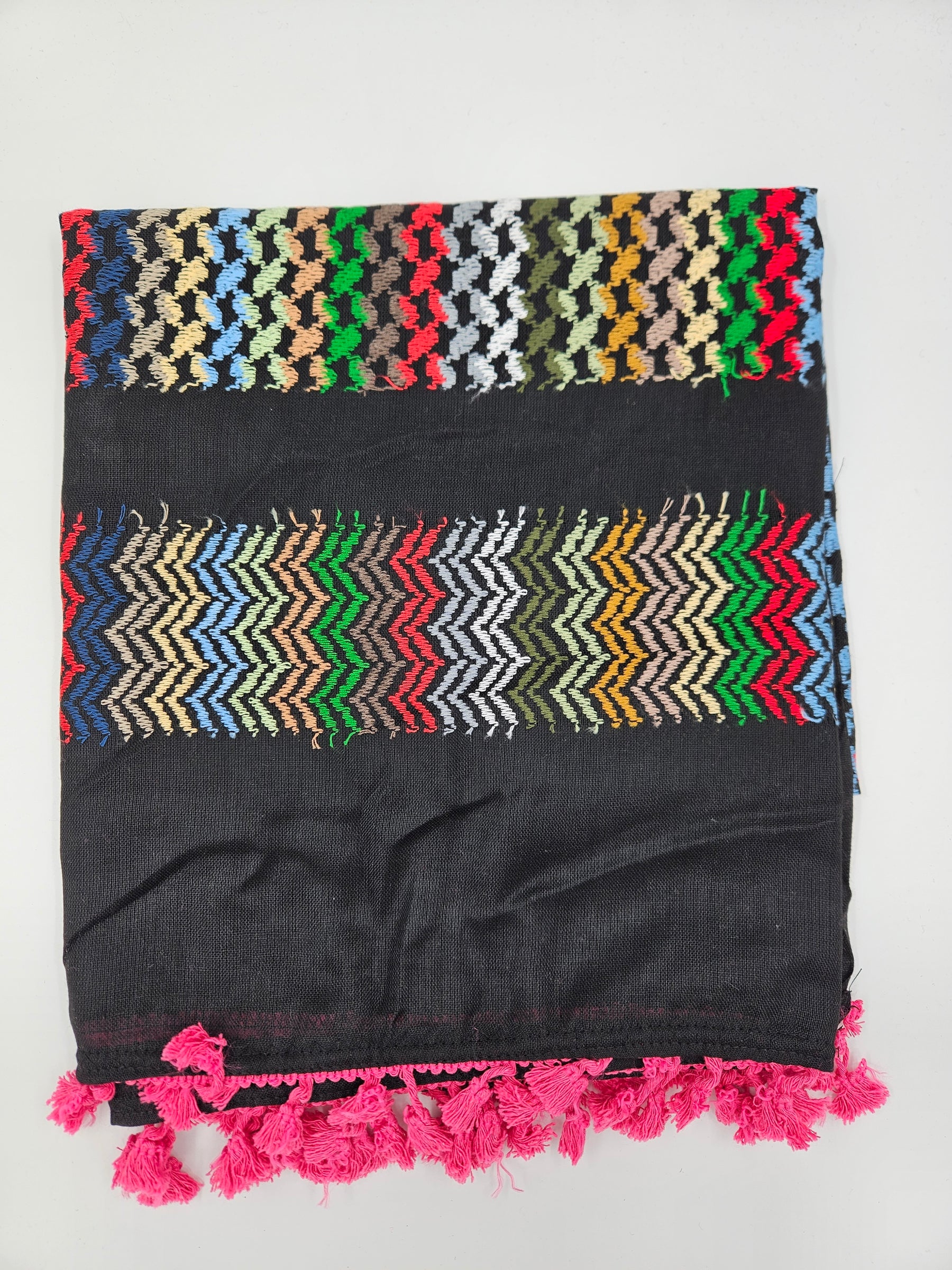 Hirbawi Kuffiyeh Black and Color