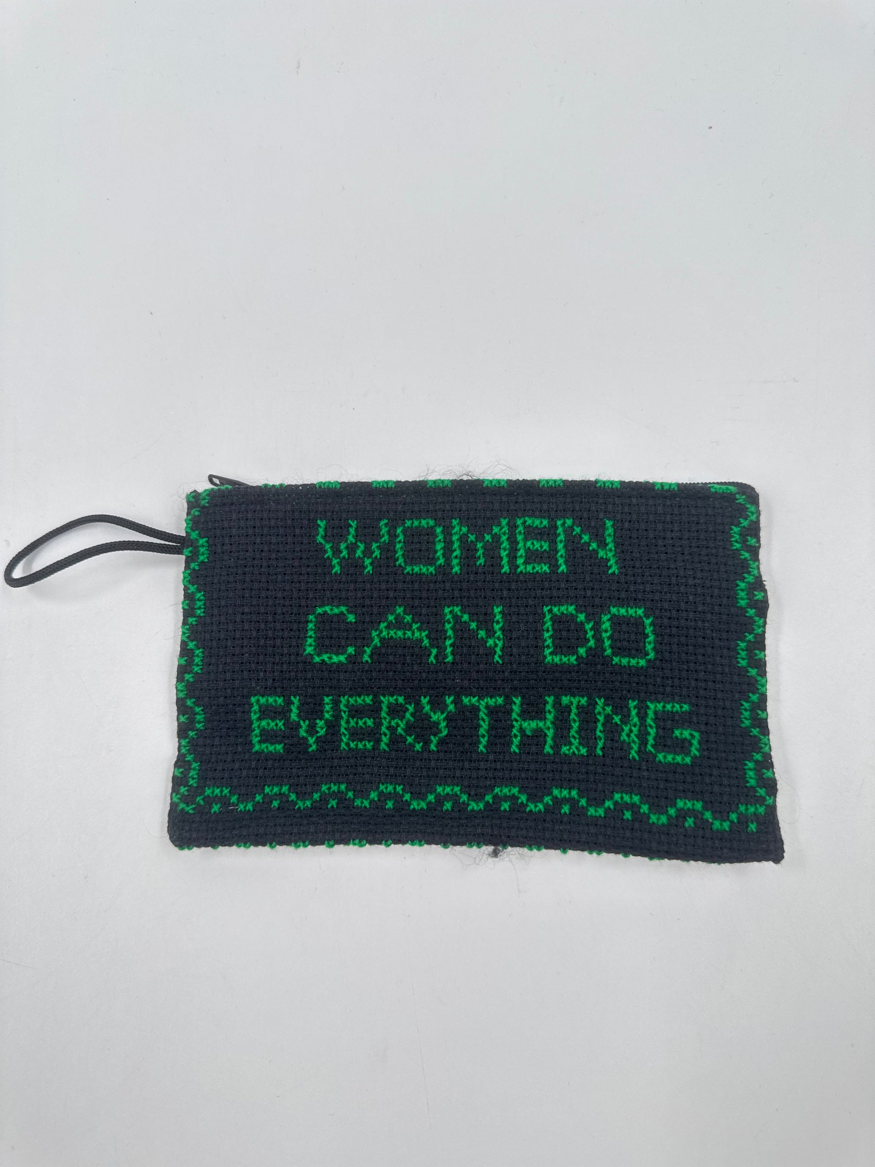 Handbroderad plånbok herr/dam