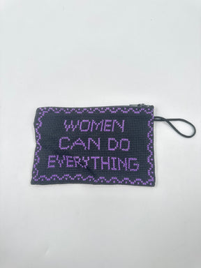 Handbroderad plånbok herr/dam