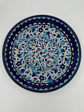 Al-Khalil djup bricka 37 cm Blå