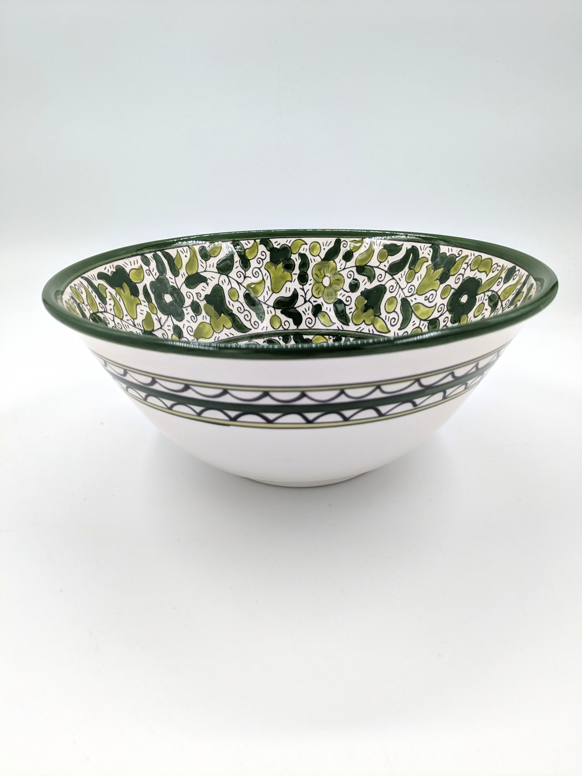 Serveerschaal - 25 cm - groen
