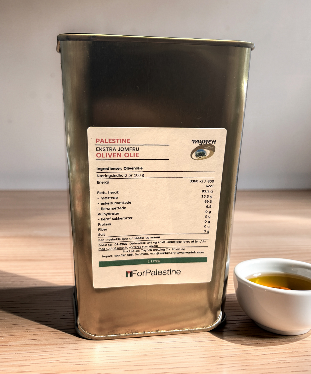 Extra jungfruolivolja från Palestina - 1L