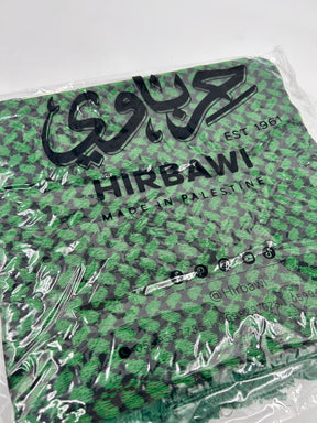 Autentica kuffiyeh Hirbawi - verde