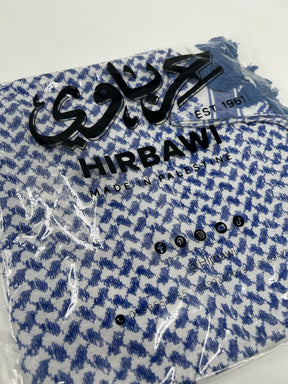 Autentica kuffiyeh Hirbawi - azzurro