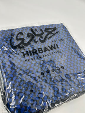 Authentisches Hirbawi-Kuffiyeh – dunkelblau