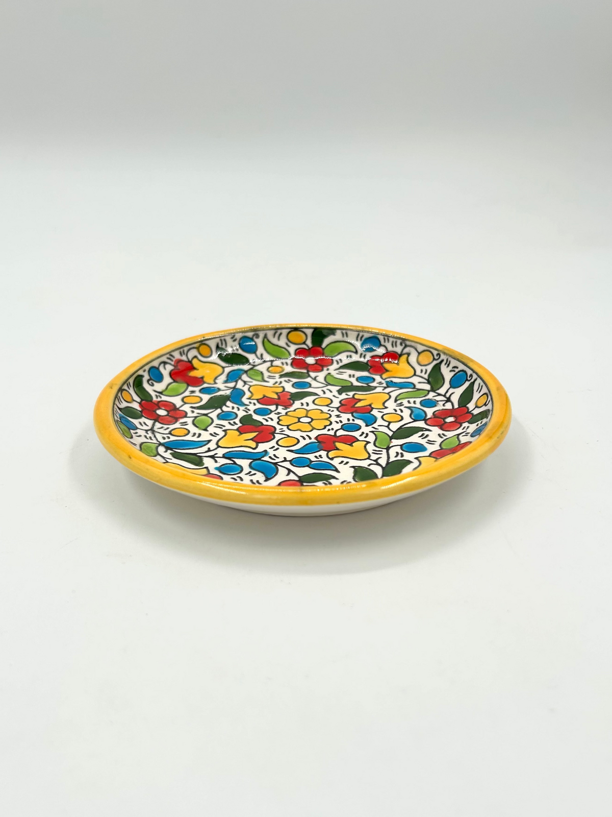 Plato para tarta - amarillo