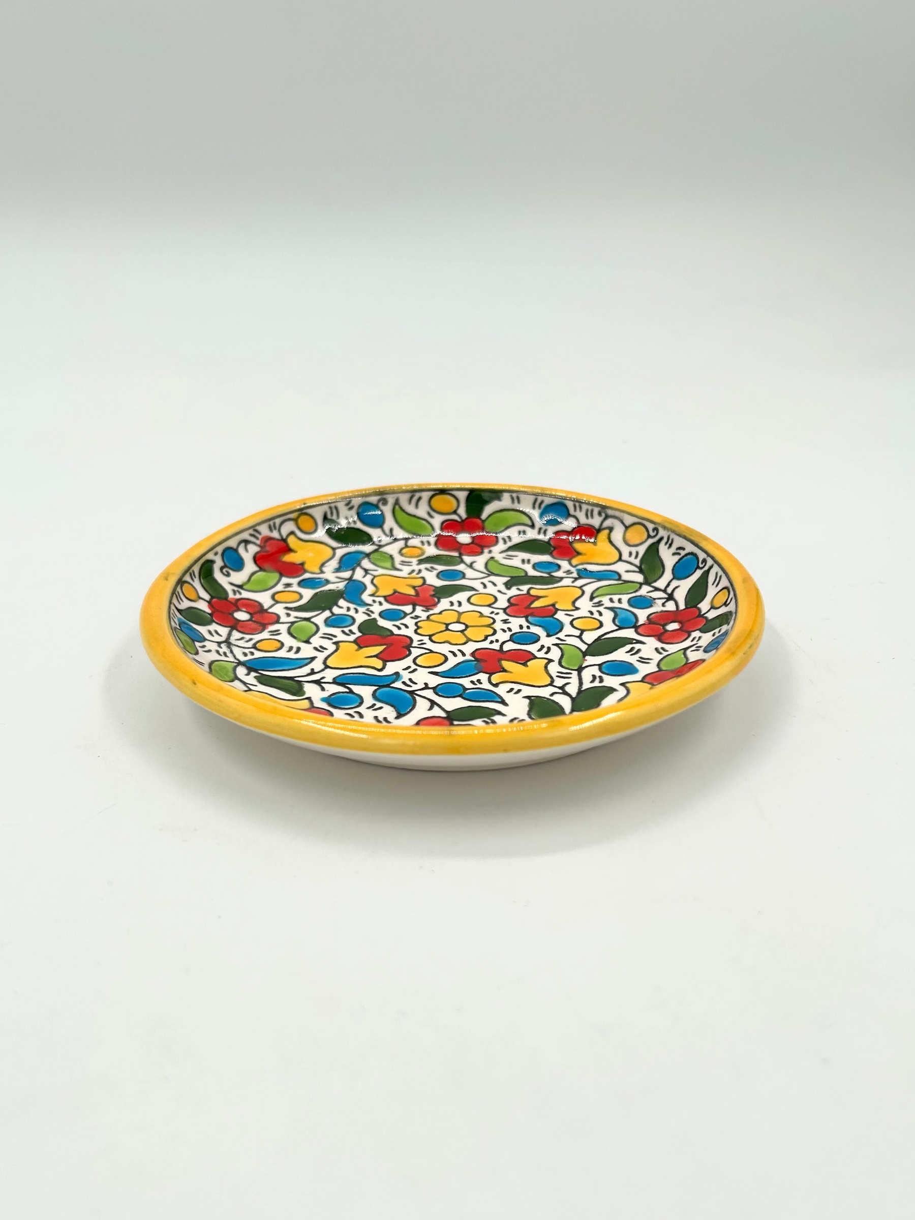 Plato para tarta - amarillo