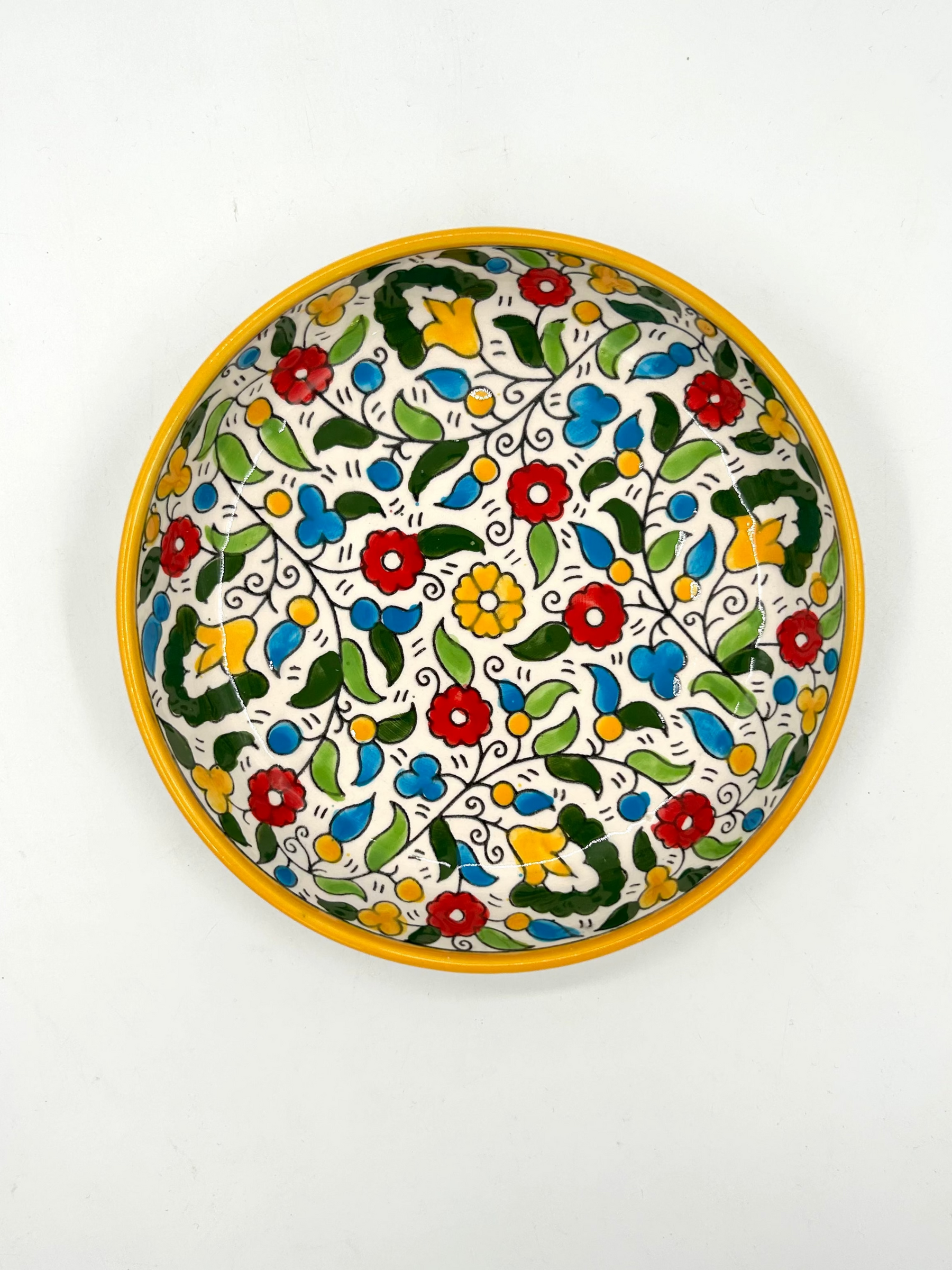 Serveringsskål 18 cm - gul