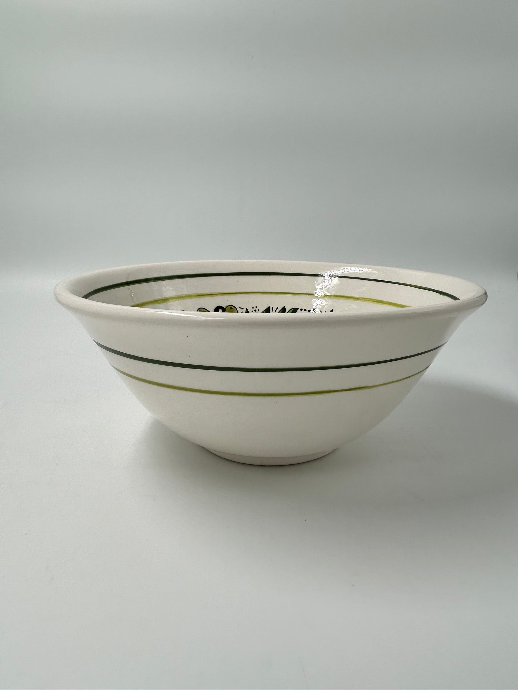Serveringsskål - 25 cm - oliv