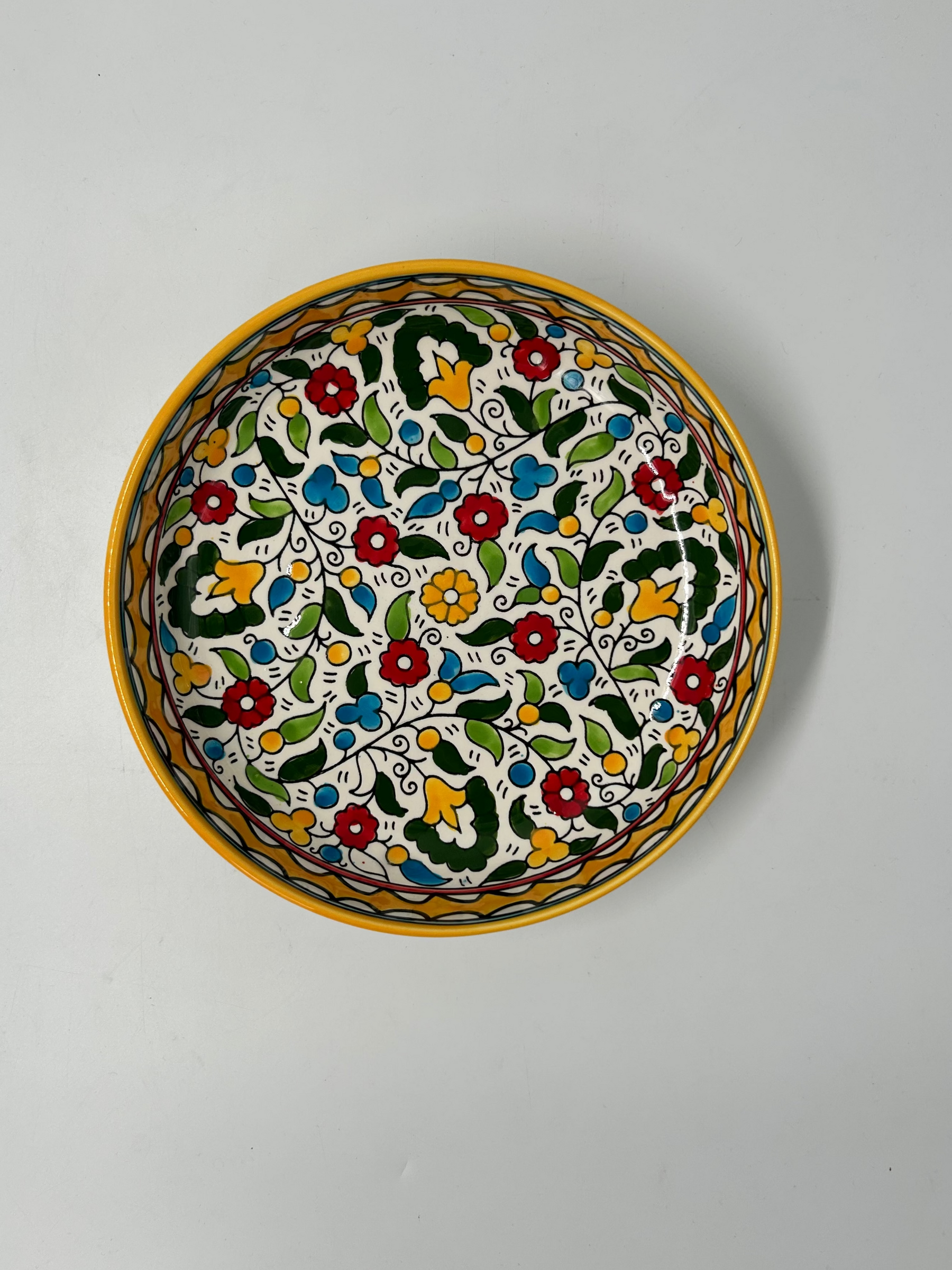 Serveringsfat 23 cm - grön
