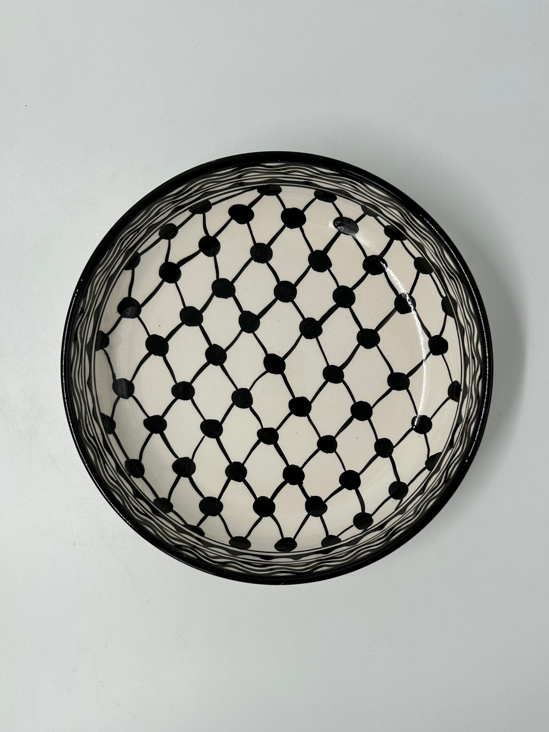 Serveringsfat 23 cm - grön