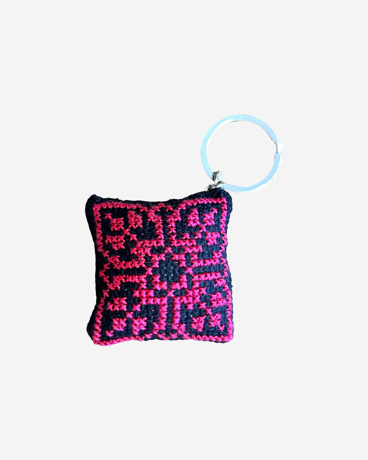 Tatreez key ring - purple