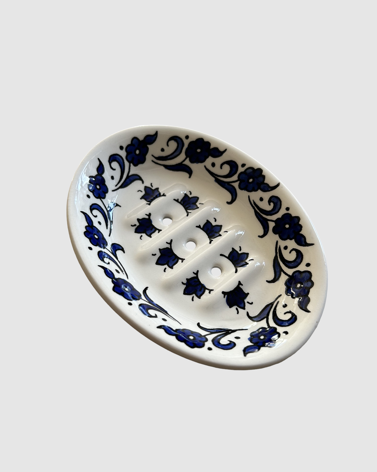 Tvålpump Blå Blomma