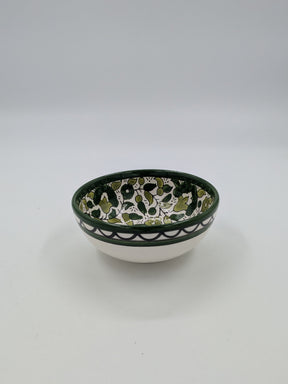 Bol 12 cm-bordeaux/vert