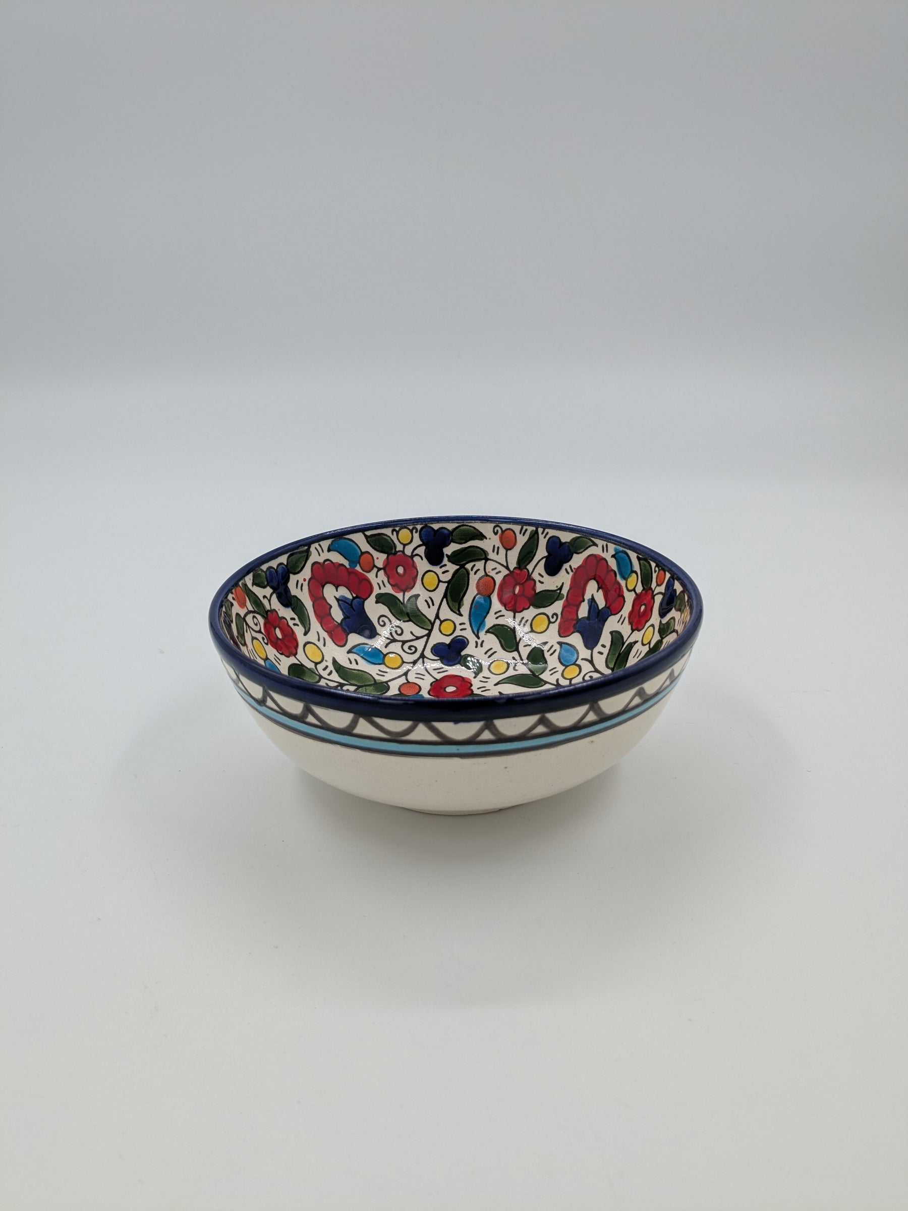 Schüssel 12 cm - Bordeaux/Grün