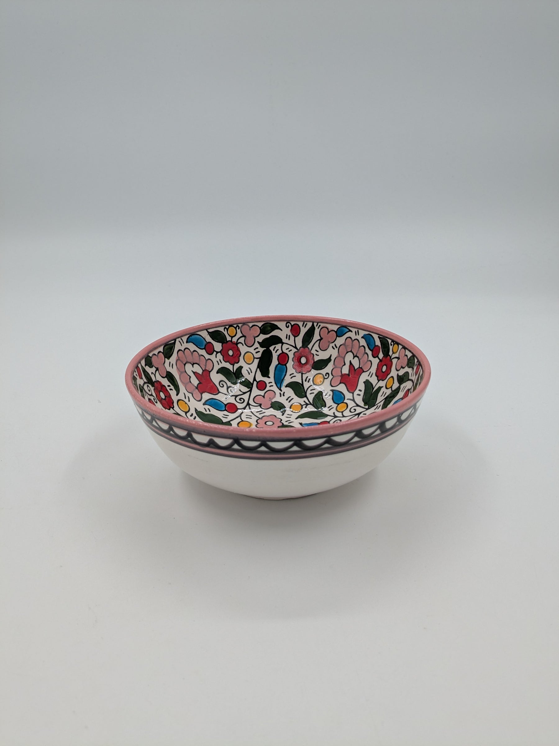 Bol 12 cm-bordeaux/vert