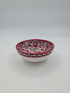 Bol 12 cm-bordeaux/vert