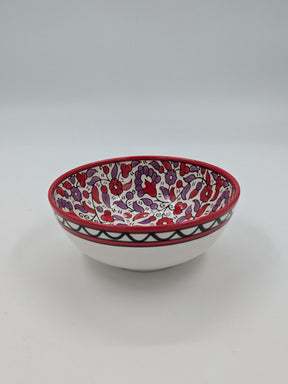 Bol 12 cm-bordeaux/vert