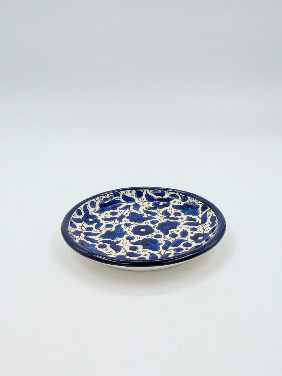 Plato para tarta - azul real