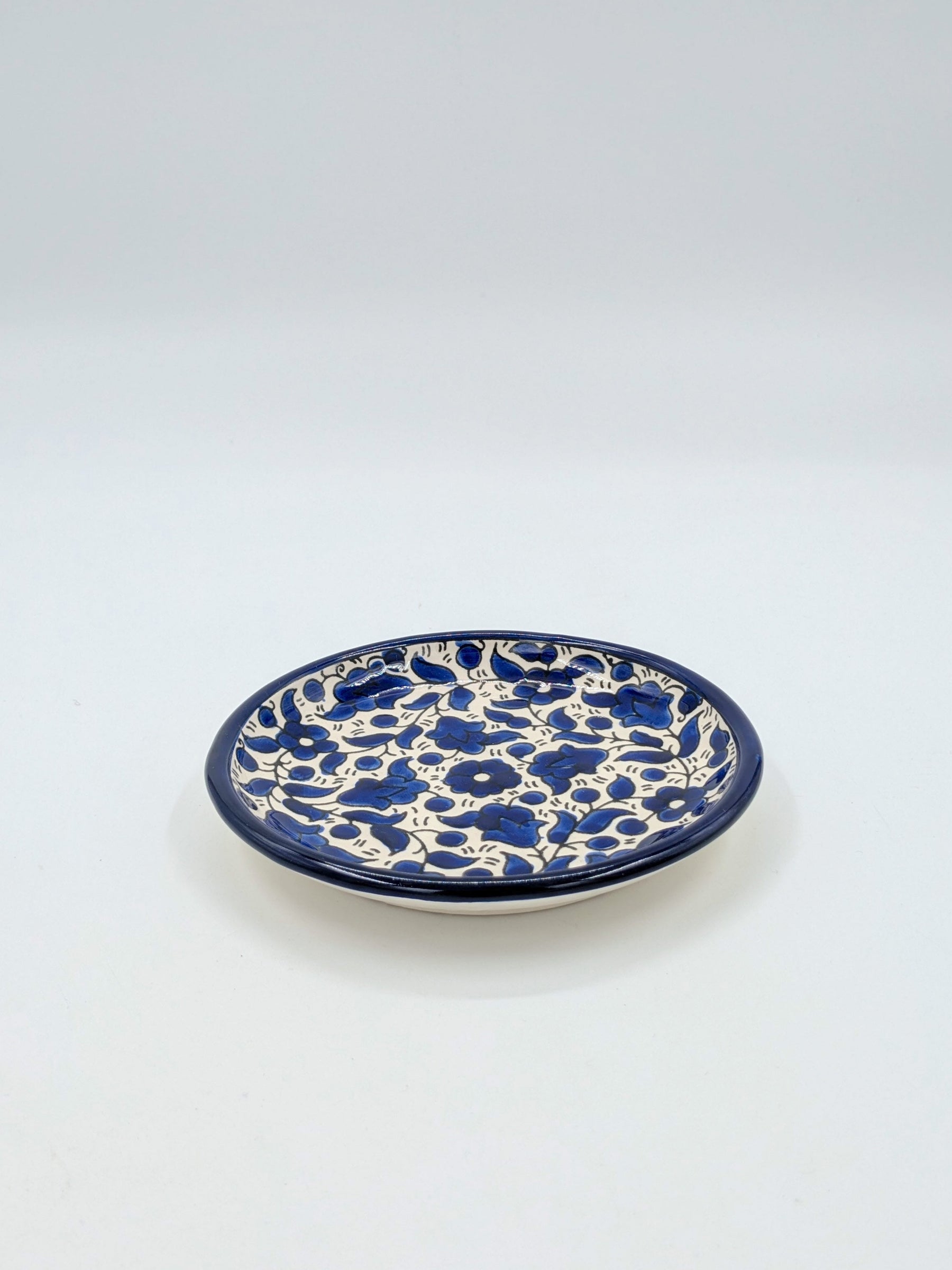 Piatto da torta - blu reale