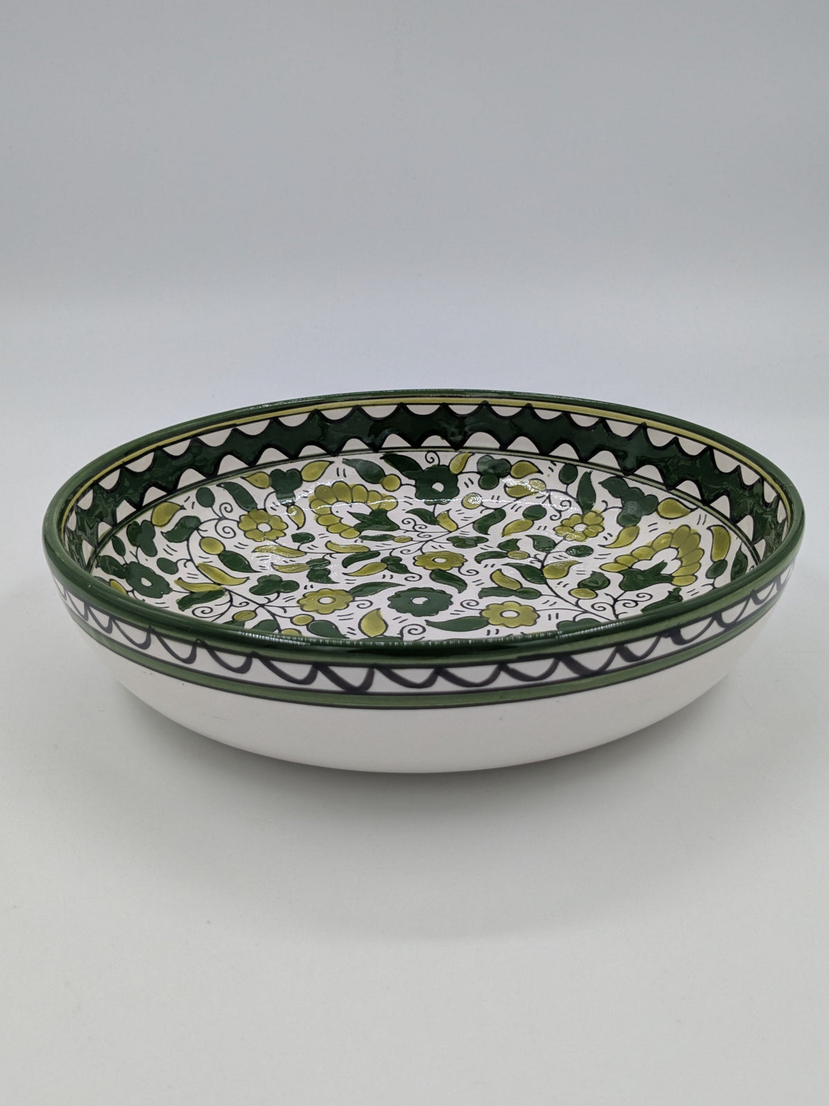 Serveringsfat 23 cm - grønn