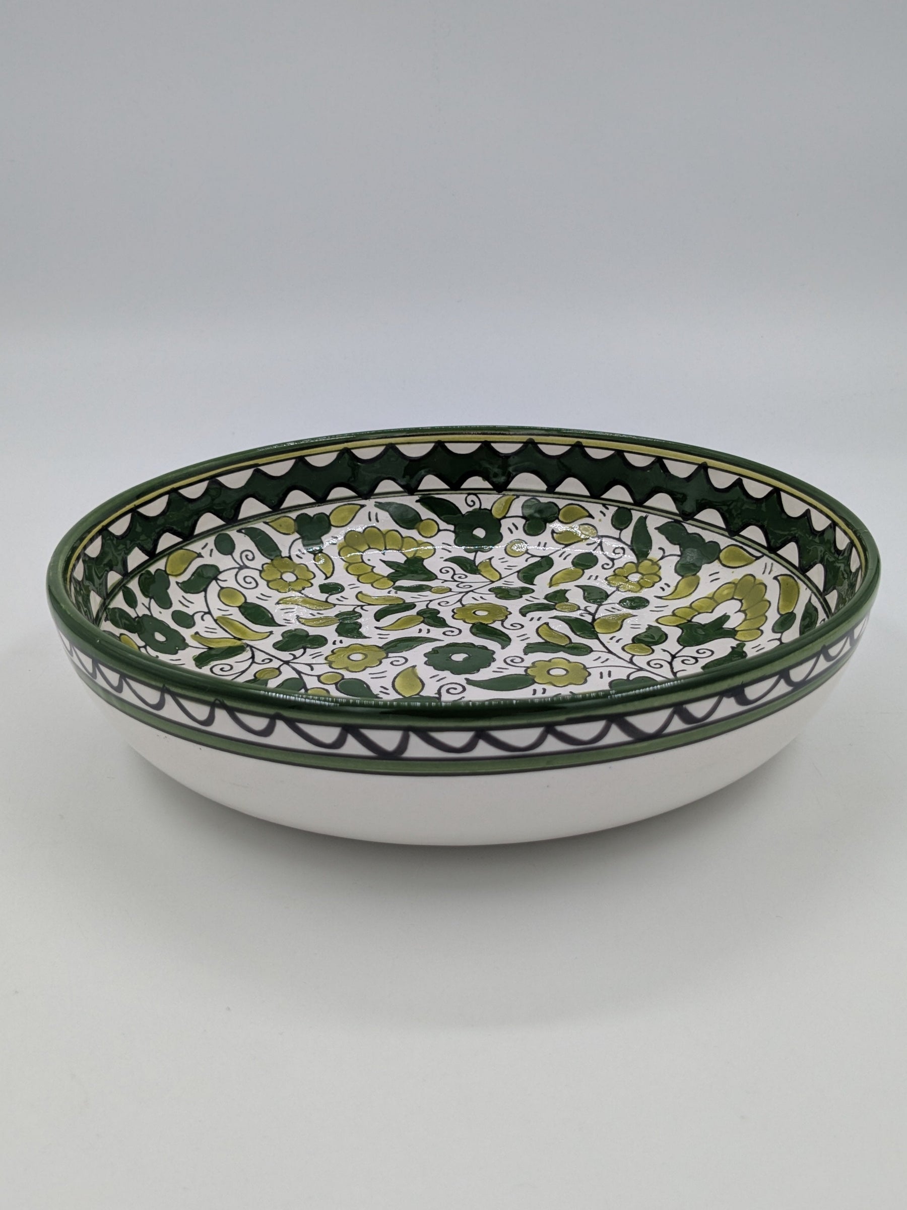 Serveringsfat 23 cm - grön