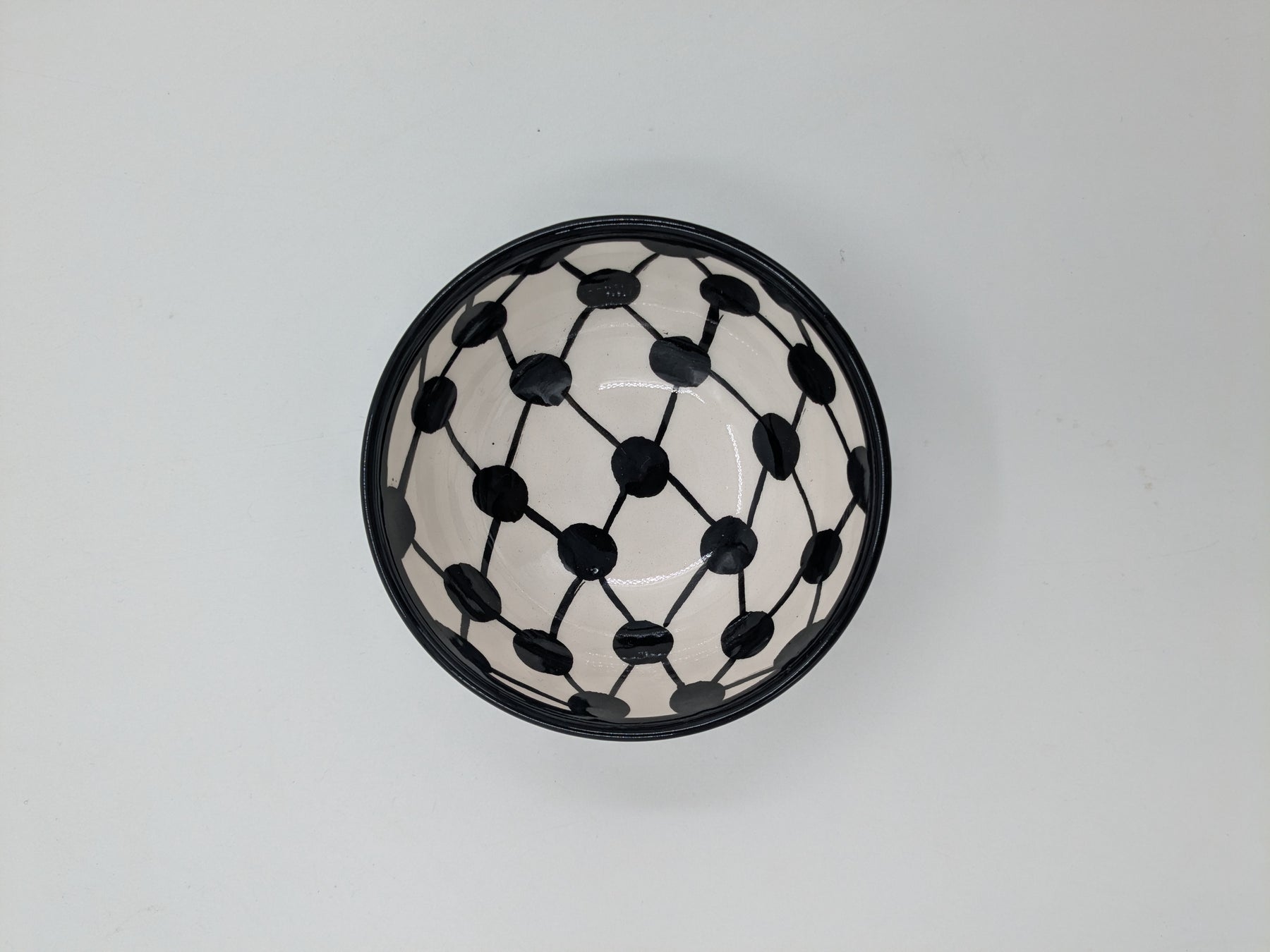 Schüssel 12 cm - Bordeaux/Grün