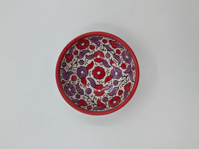 Bol 12 cm-bordeaux/vert