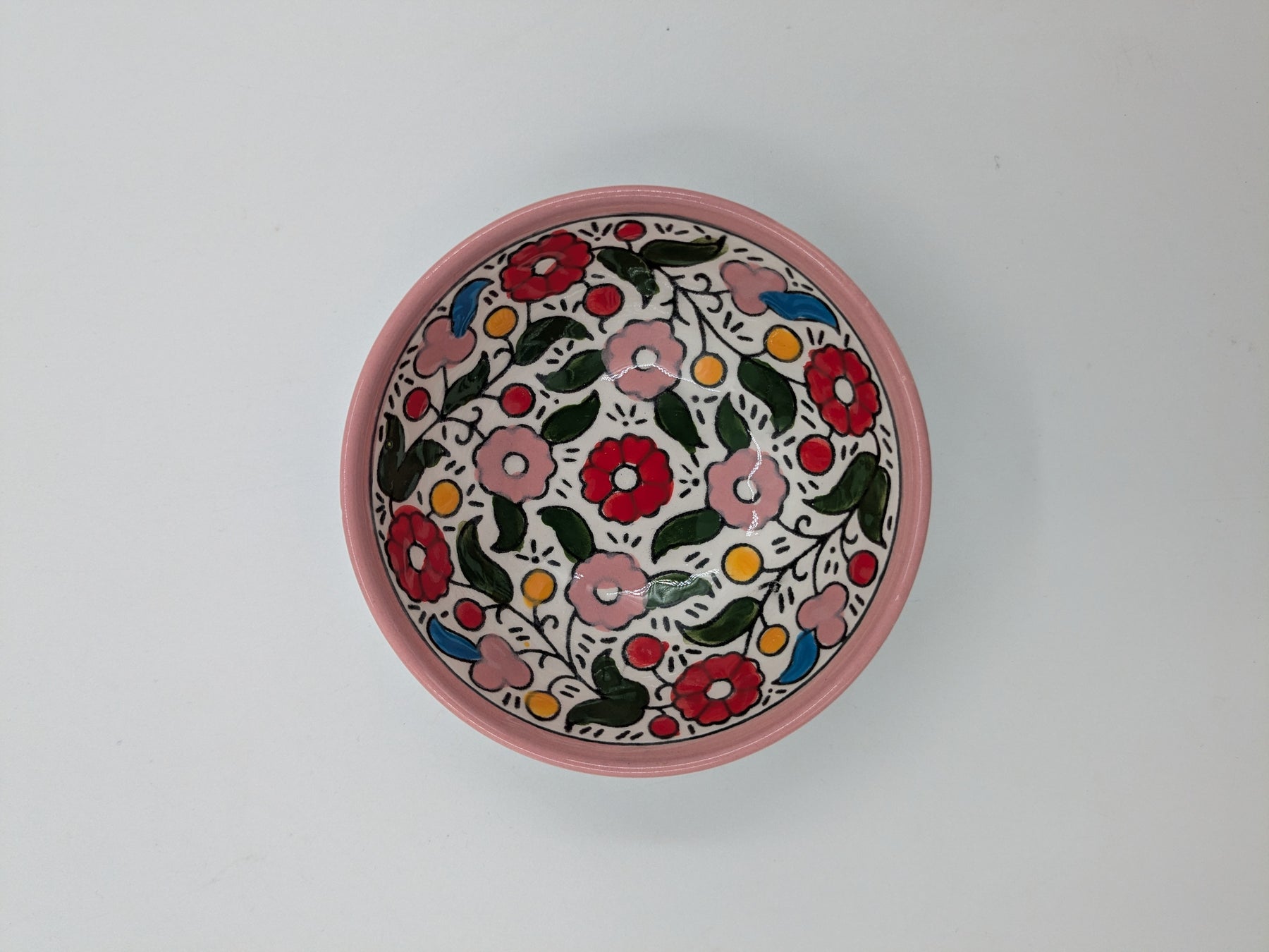 Bol 12 cm-bordeaux/vert