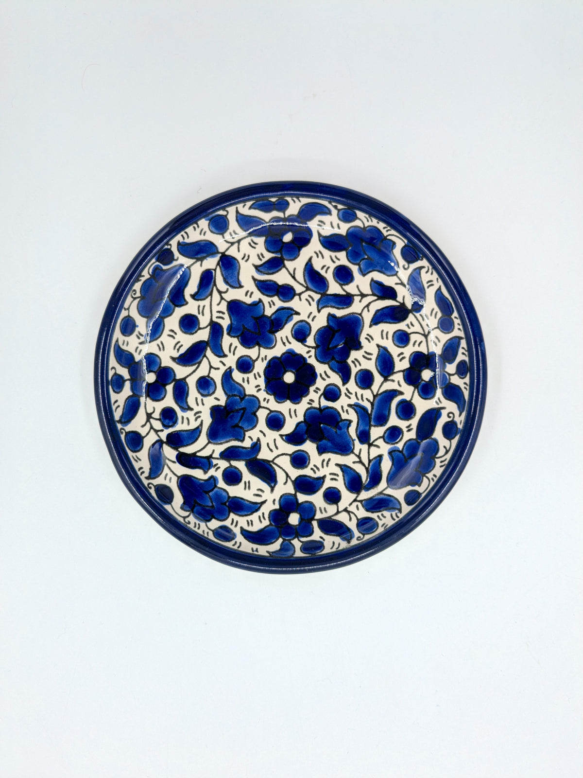 Plato para tarta - azul real