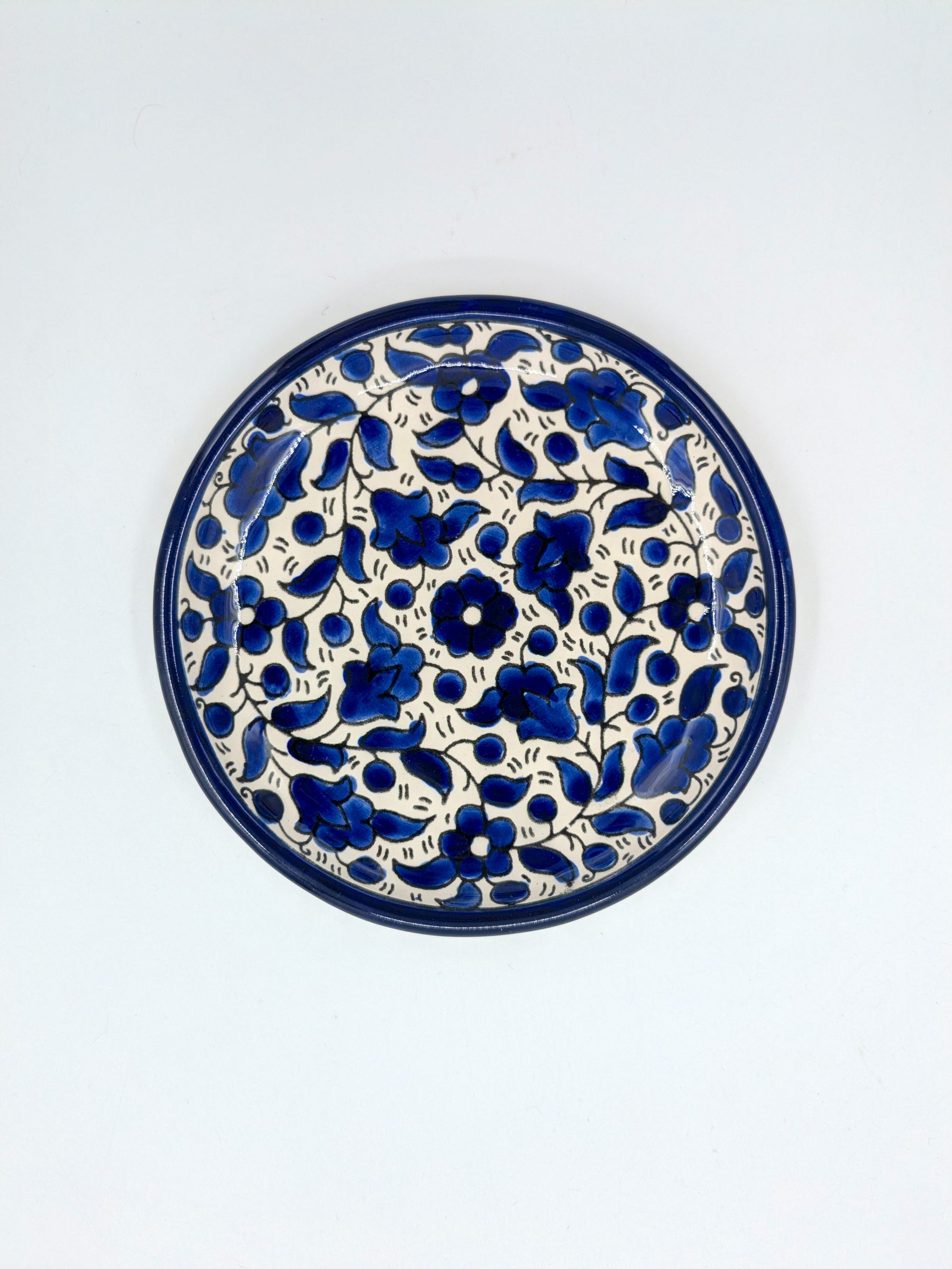 Piatto da torta - blu reale