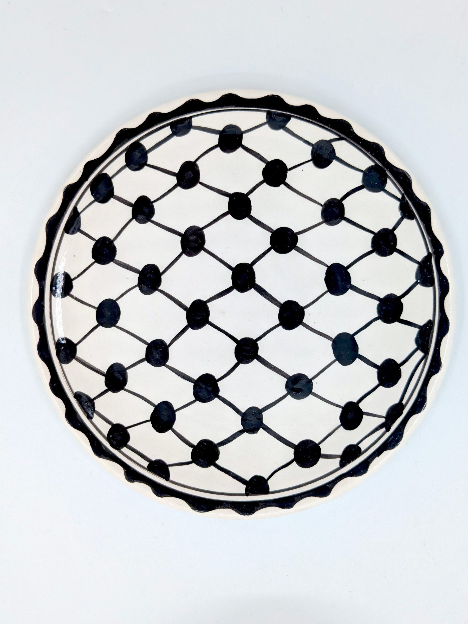 Middagstallrik 26 cm - keffiyeh