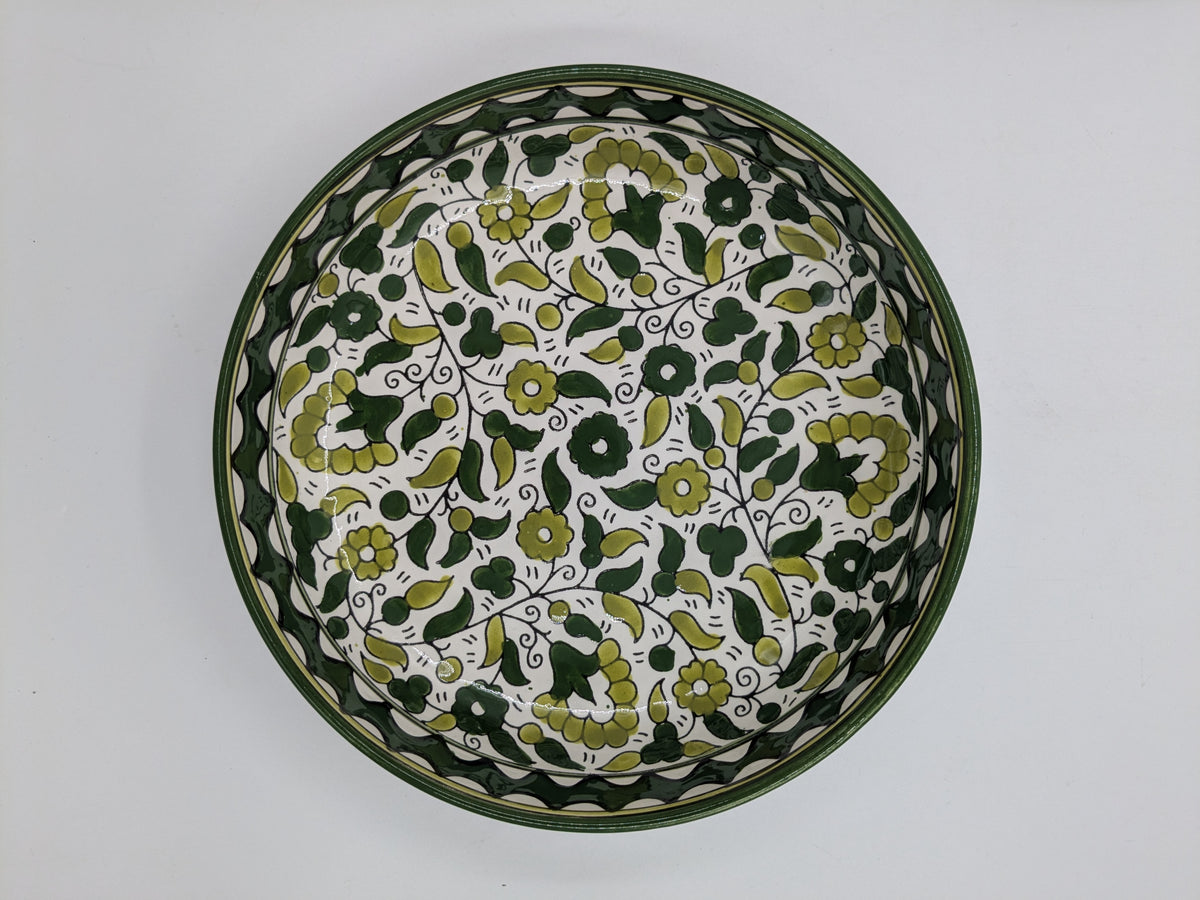 Serveringsfat 23 cm - grønn