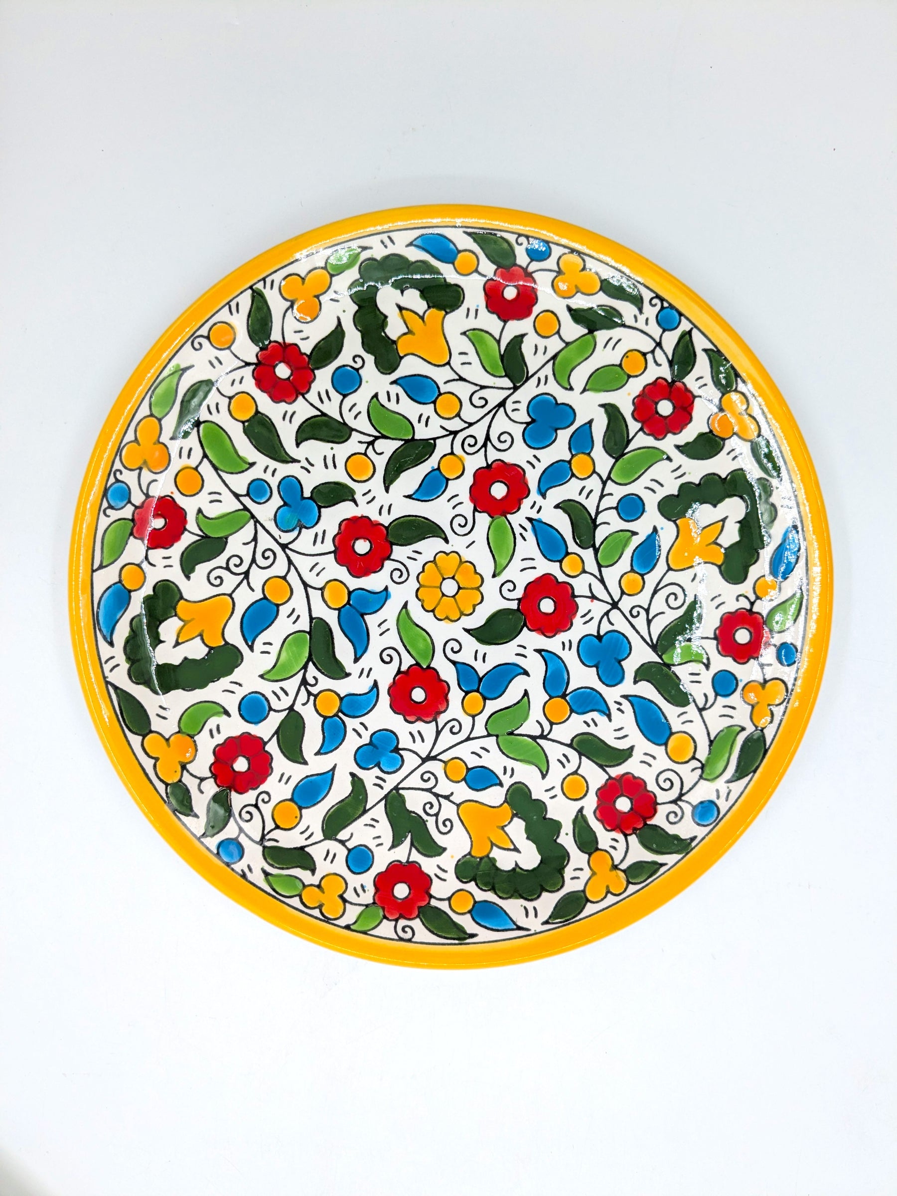 Middagstallrik 26 cm - gul