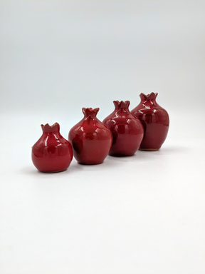 Granaatappelvazen ​​- set van 4 stuks.