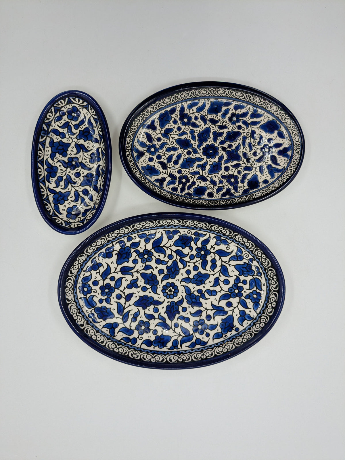 Piatti da portata - Set di 3 misure (Royal Blue)