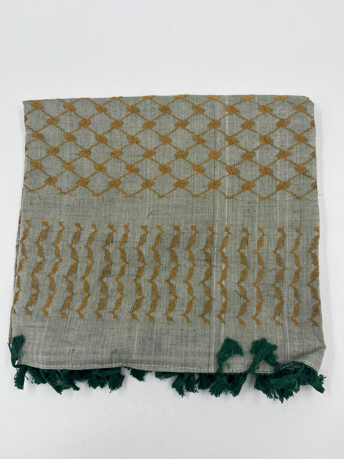 Hirbawi Kuffiyeh Vit & Brun