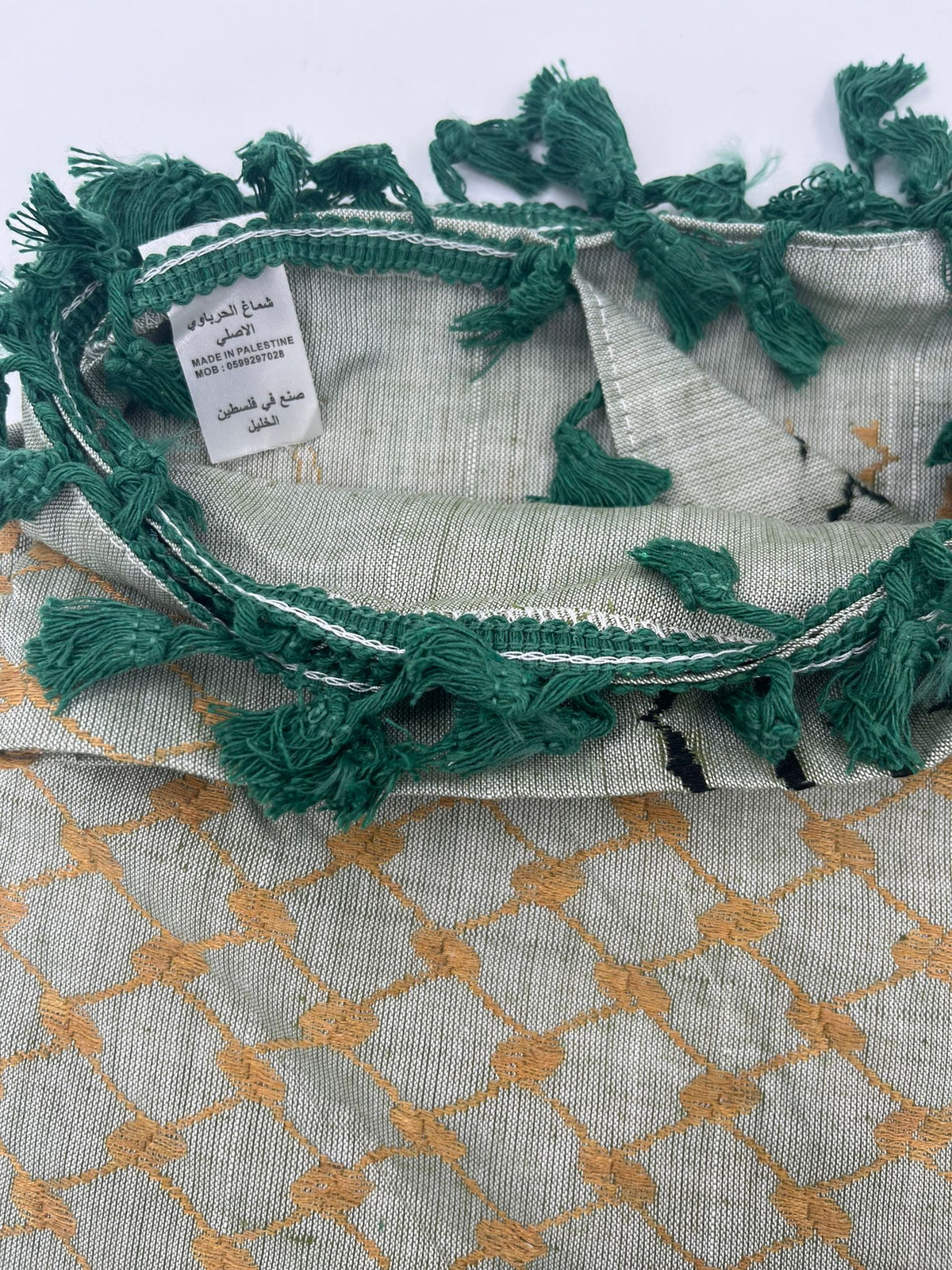 Hirbawi Kuffiyeh Vit & Brun