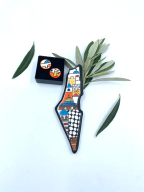 Handgjorda örhängen, 16 mm