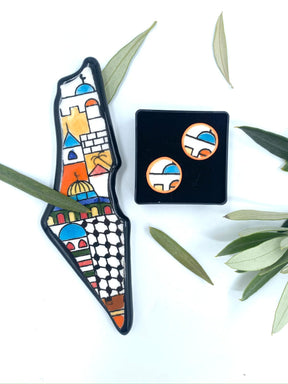 Handgjorda örhängen, 16 mm