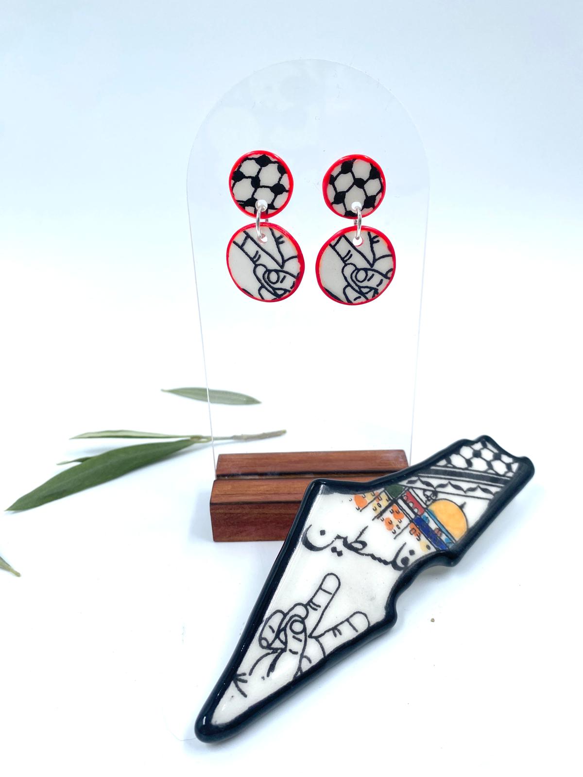 Handgjorda örhängen