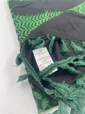 Hirbawi Kuffiyeh svart och grönt