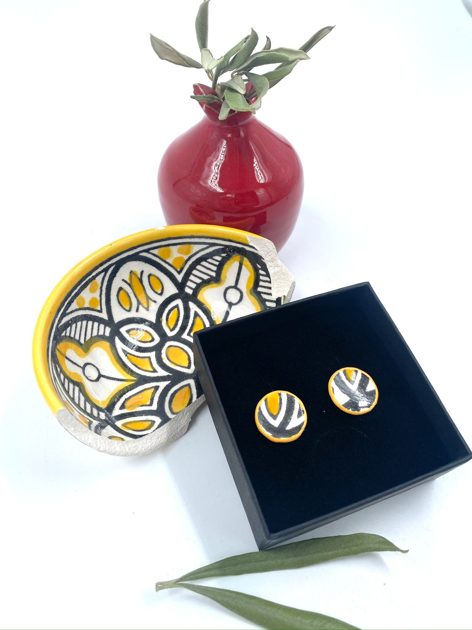 Handgjorda örhängen, 16 mm