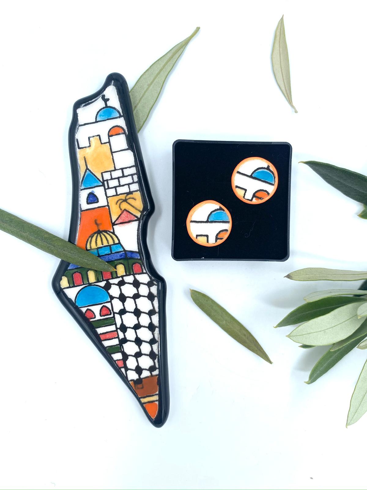 Handgjorda örhängen, 19 mm