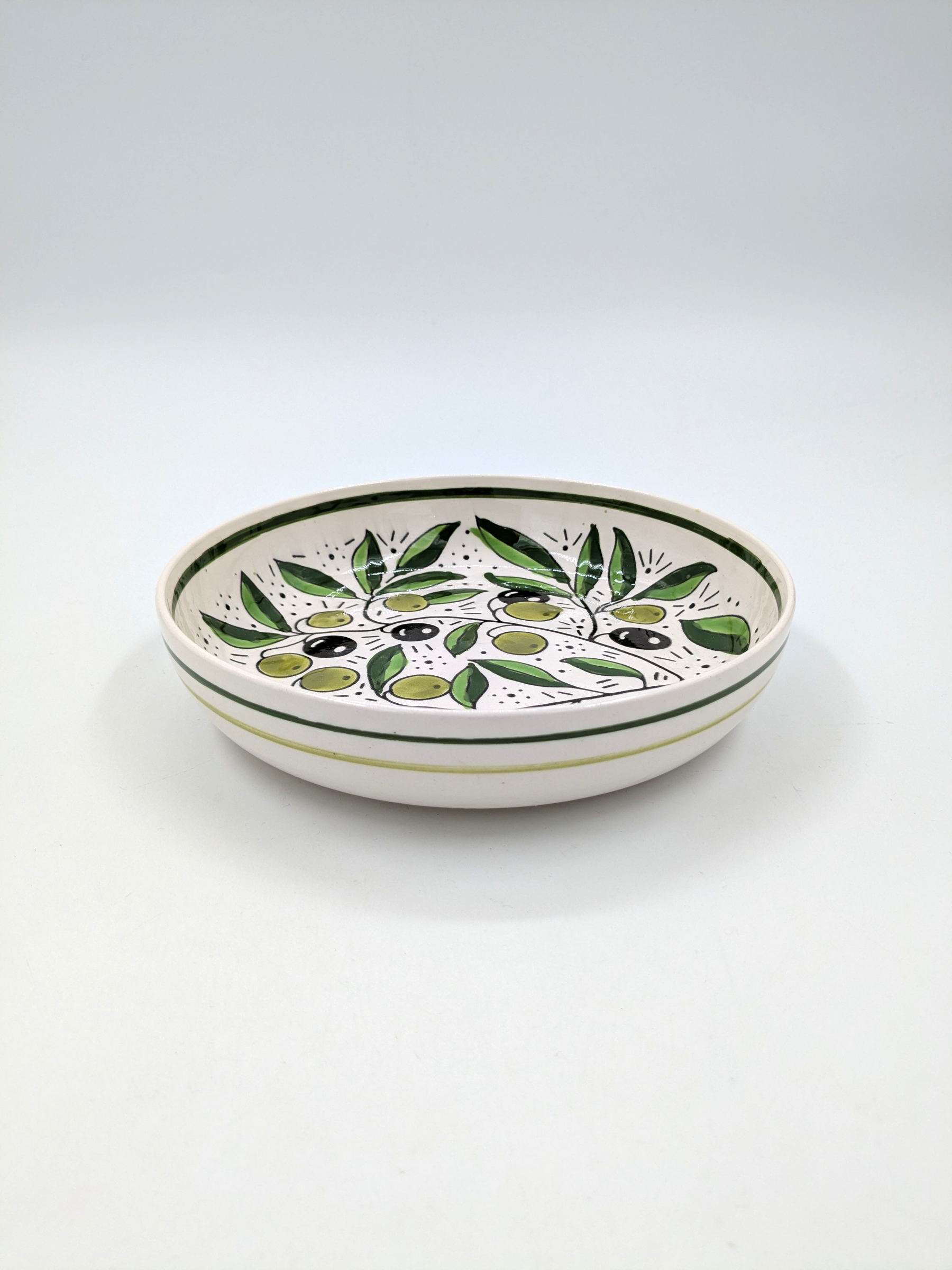 Tapasskål 15 cm - oliv
